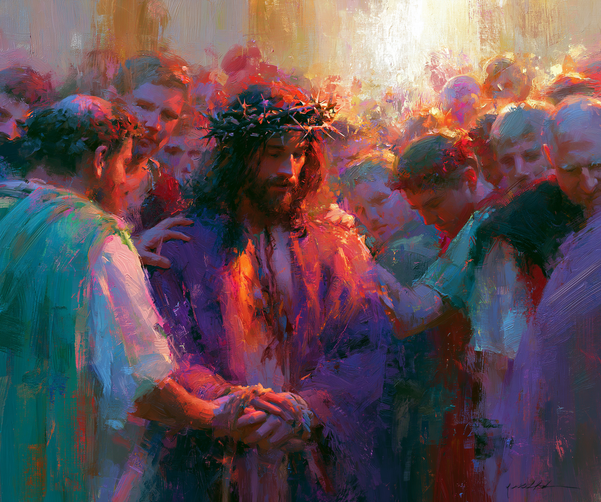 Ecce Homo — Purple in the Veil of Reflections