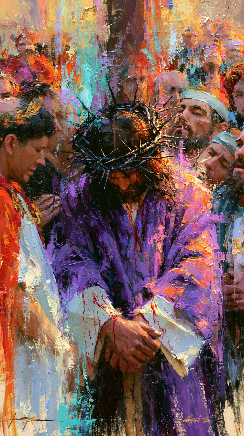 Ecce Homo - Impressionist · Porträtt nr 5 - Kristen konst