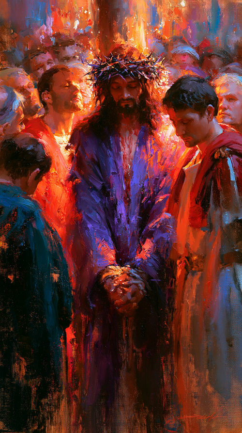 Ecce Homo - Impressionist · Porträtt nr 7 - Kristen konst