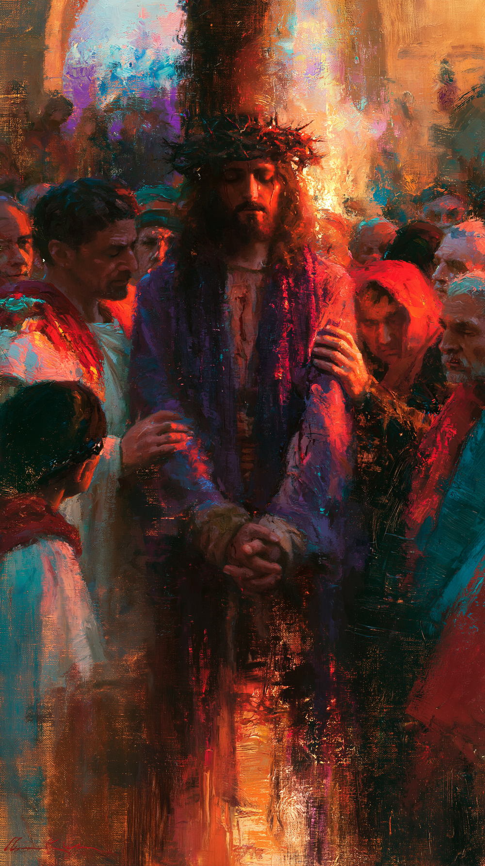 Ecce Homo - Impressionist · Porträtt nr 8 - Kristen konst