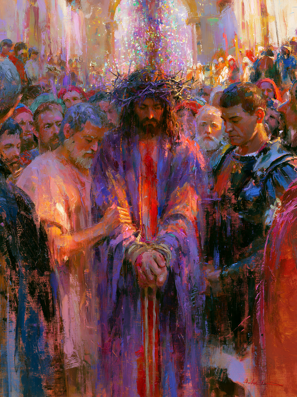 Ecce Homo - Impressionist · Porträtt nr 16 - Kristen konst