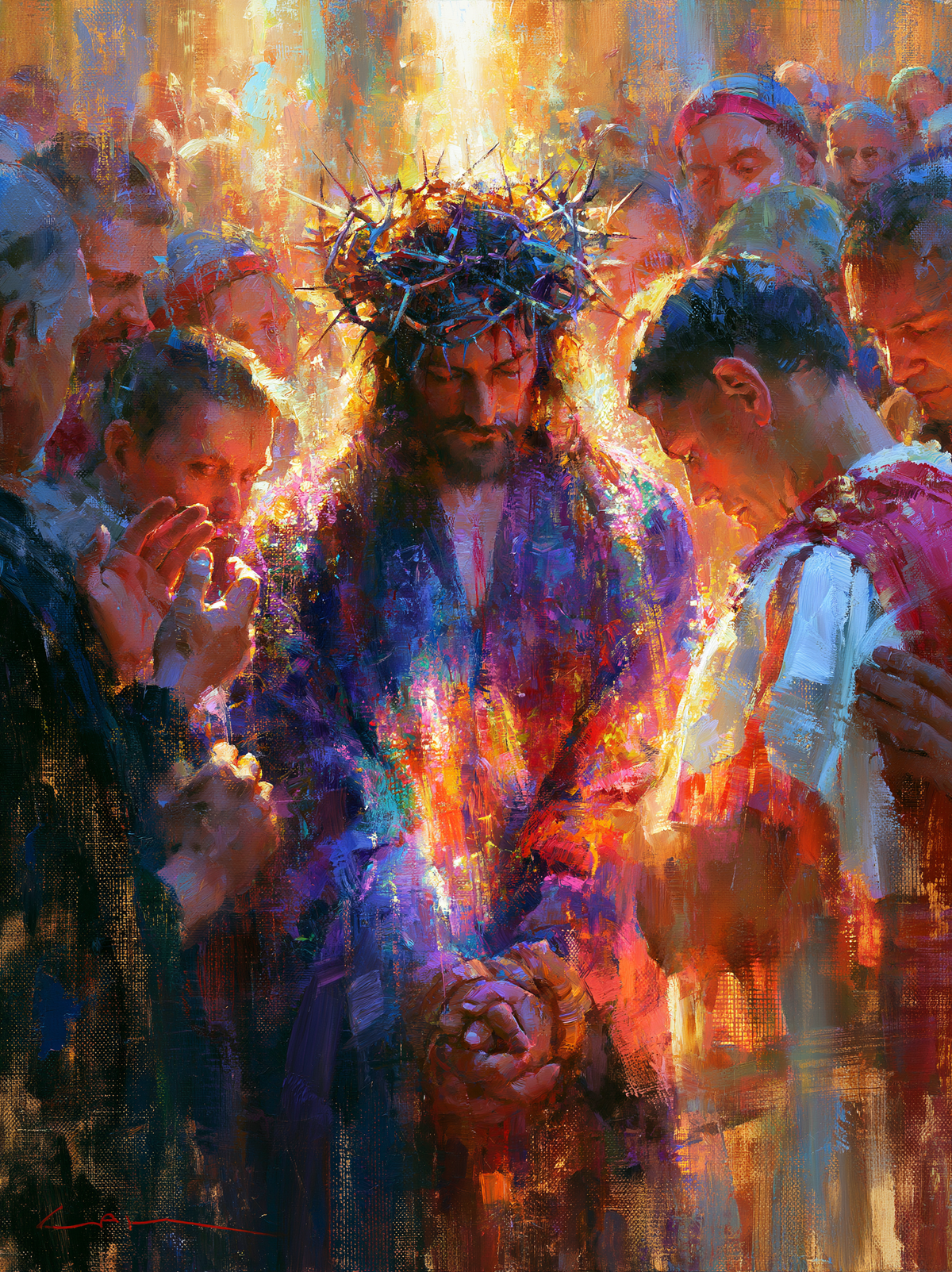 Ecce Homo - Impressionist · Porträtt nr 19 - Kristen konst