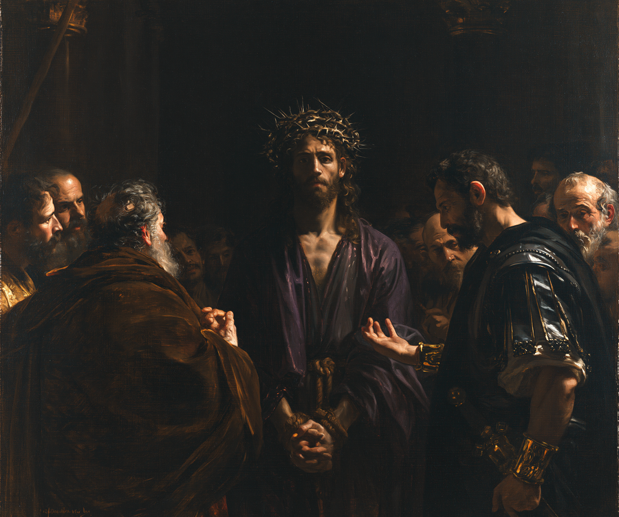 Ecce Homo - Black and gold · Landscape n° 1