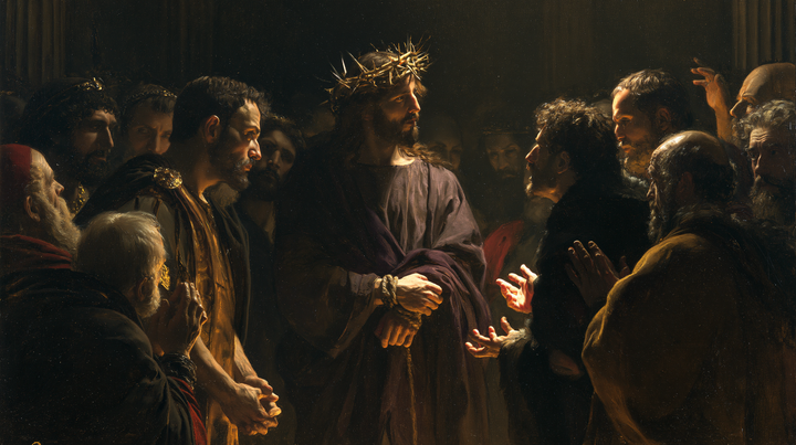 Ecce Homo - Svart och guld · Landskap nr 18