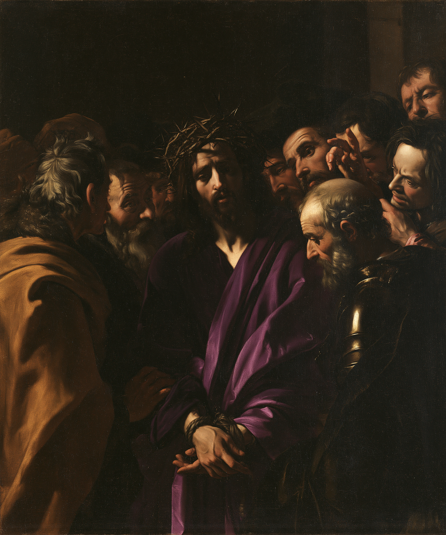 Ecce Homo - Black and gold · Portrait n° 27
