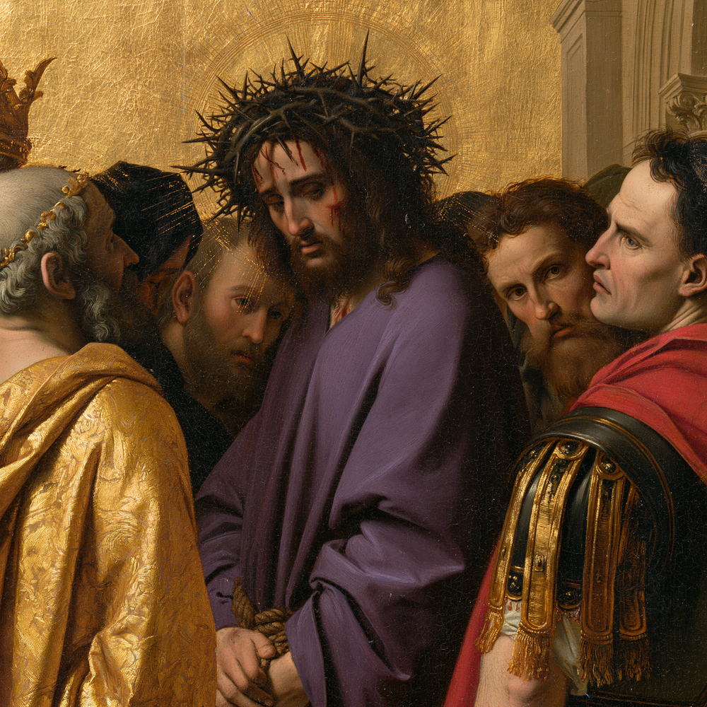 Ecce Homo - Heligt gyllene · Fyrkant nr 3 - Kristen konst