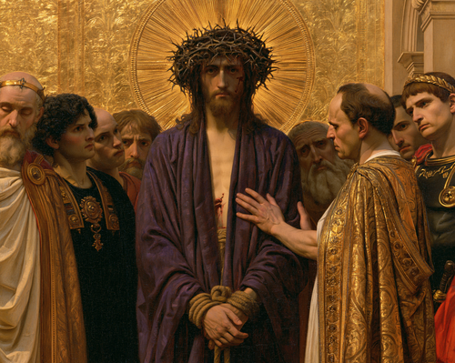 Ecce Homo - Heligt gyllene · Landskap nr 5 - Kristen konst