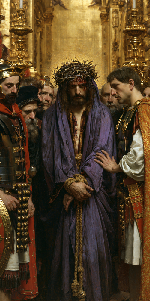 Ecce Homo - Heligt gyllene · Porträtt nr 3 - Kristen konst
