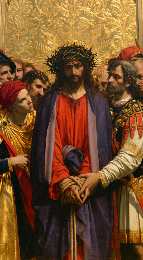 Ecce Homo - Heligt gyllene · Porträtt nr 4 - Kristen konst