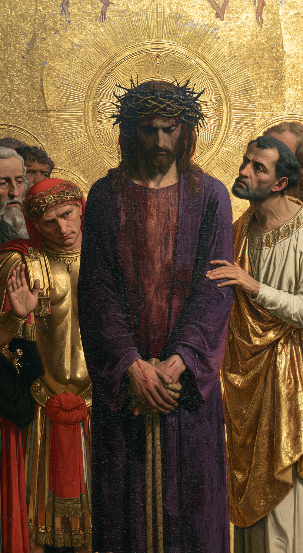 Ecce Homo - Heligt gyllene · Porträtt nr 6 - Kristen konst