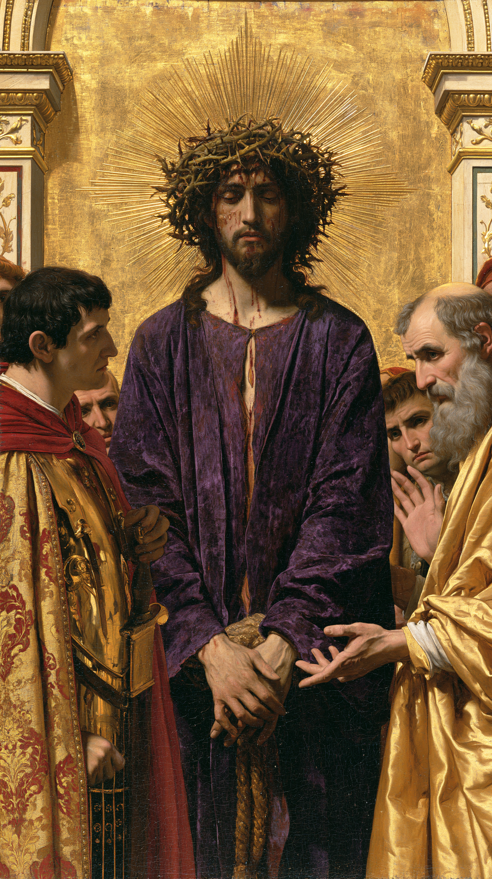 Ecce Homo - Heligt gyllene · Porträtt nr 9 - Kristen konst