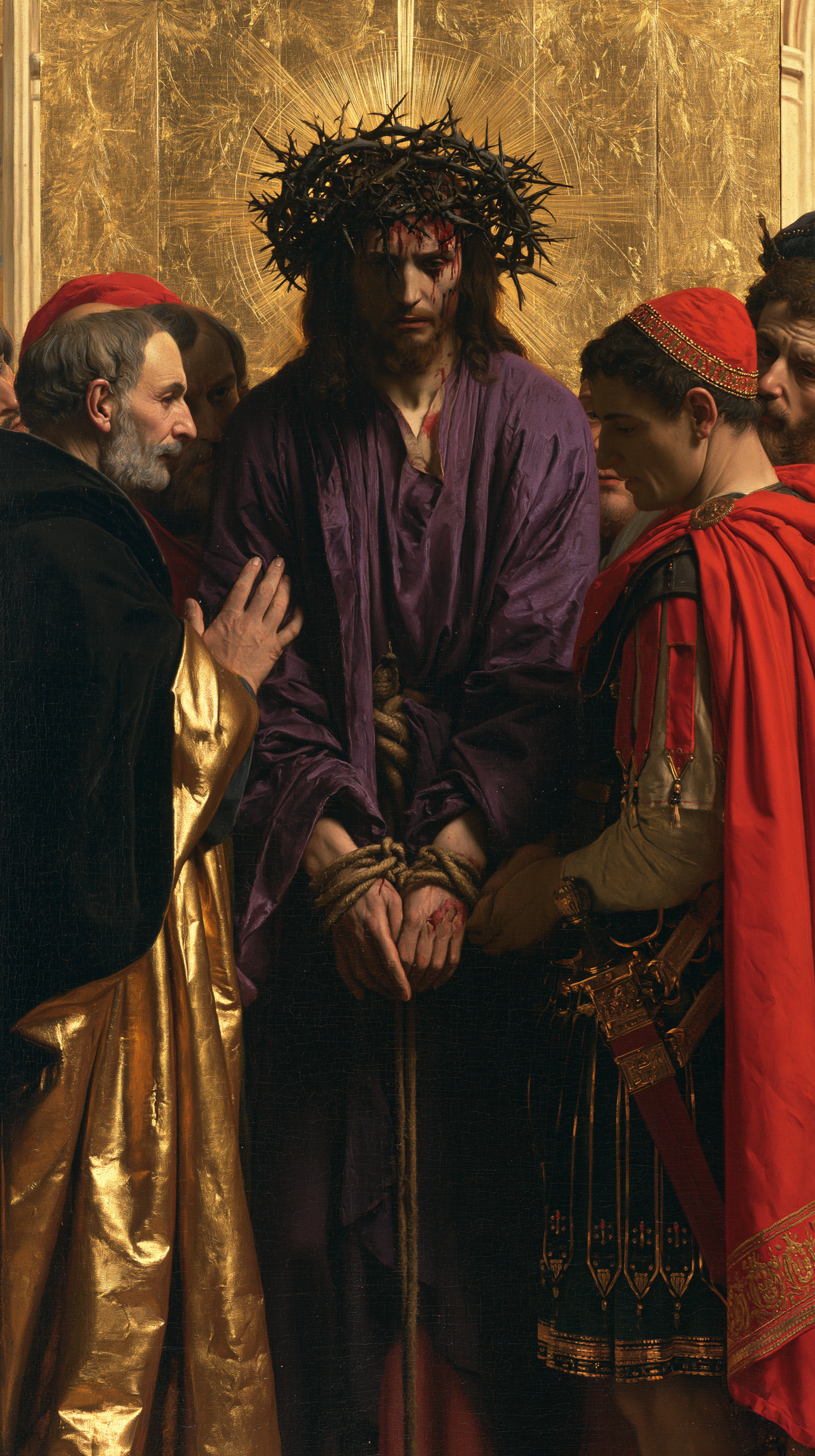 Ecce Homo - Heligt gyllene · Porträtt nr 10 - Kristen konst