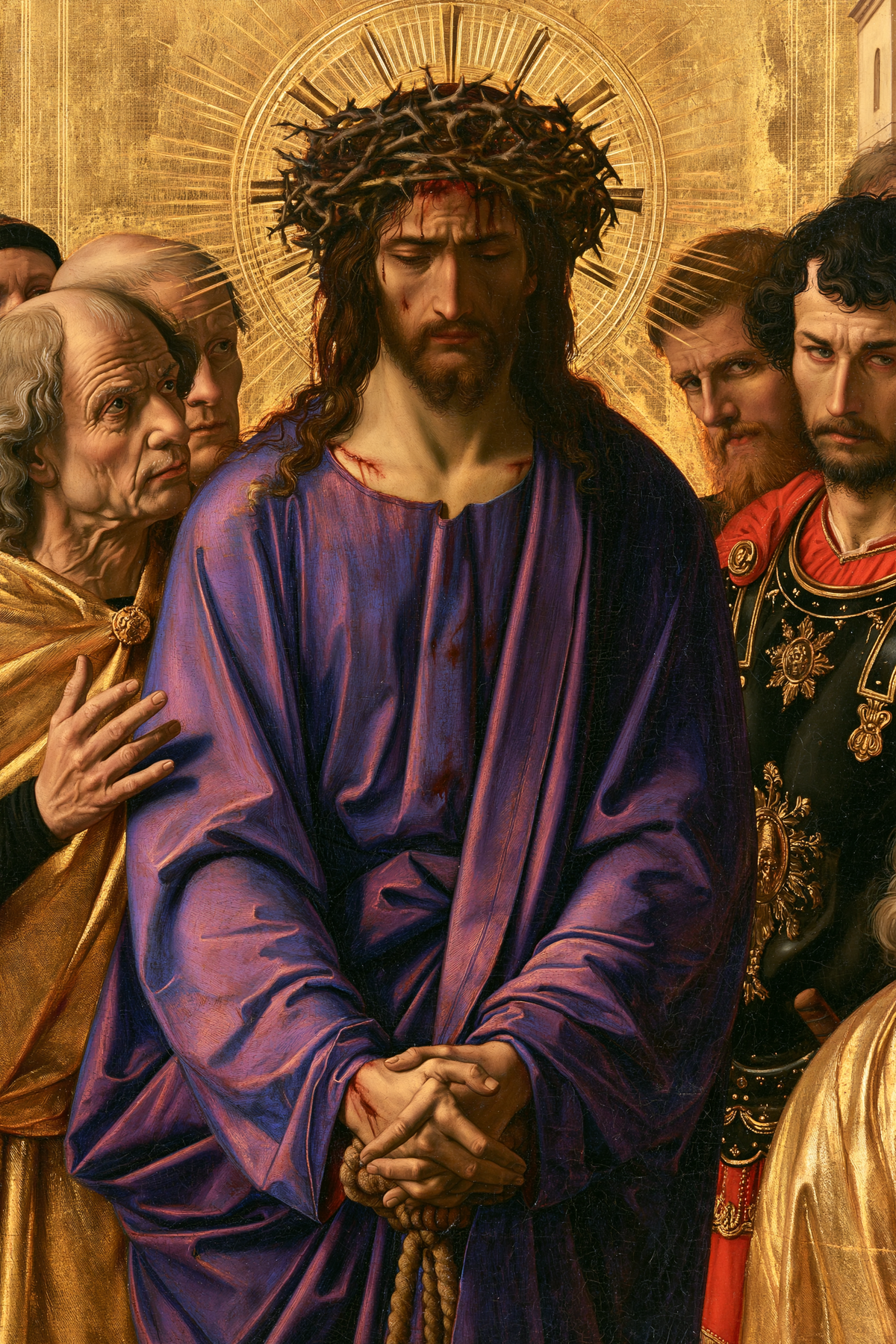 Ecce Homo - Heligt gyllene · Porträtt nr 13 - Kristen konst