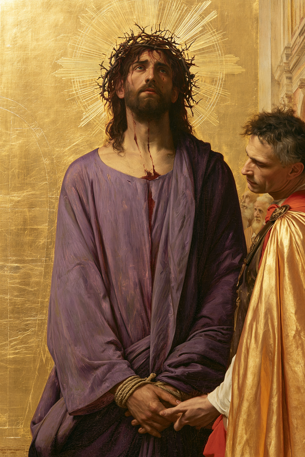 Ecce Homo - Heligt gyllene · Porträtt nr 14 - Kristen konst