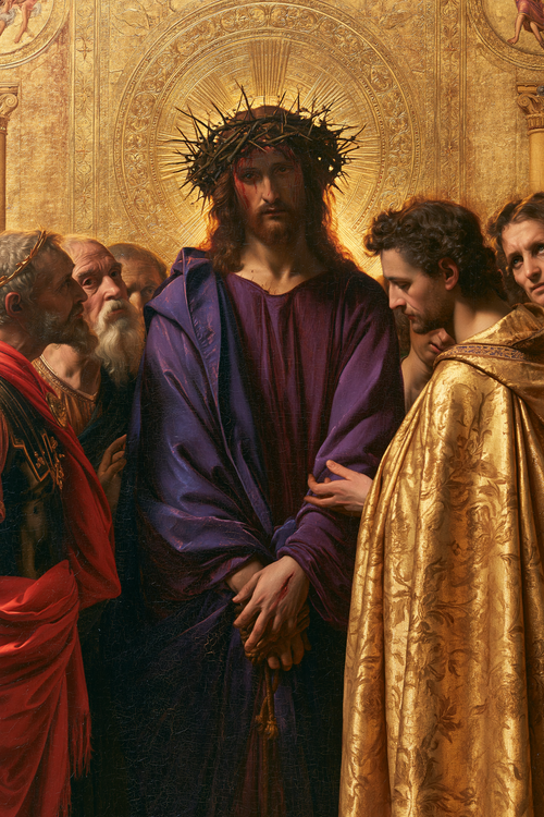 Ecce Homo - Heligt gyllene · Porträtt nr 15 - Kristen konst