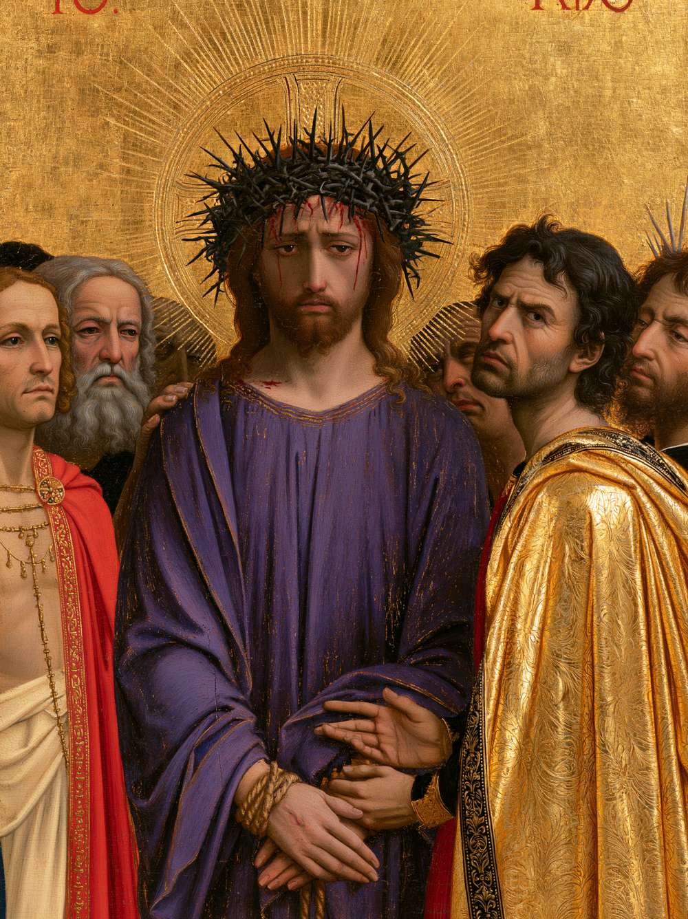 Ecce Homo - Heligt gyllene · Porträtt nr 17 - Kristen konst