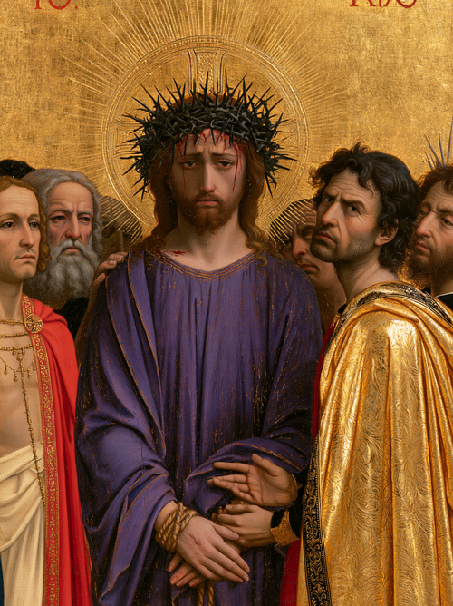 Ecce Homo - Heligt gyllene · Porträtt nr 17 - Kristen konst