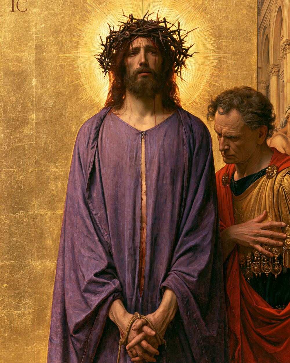 Ecce Homo - Heligt gyllene · Porträtt nr 20 - Kristen konst