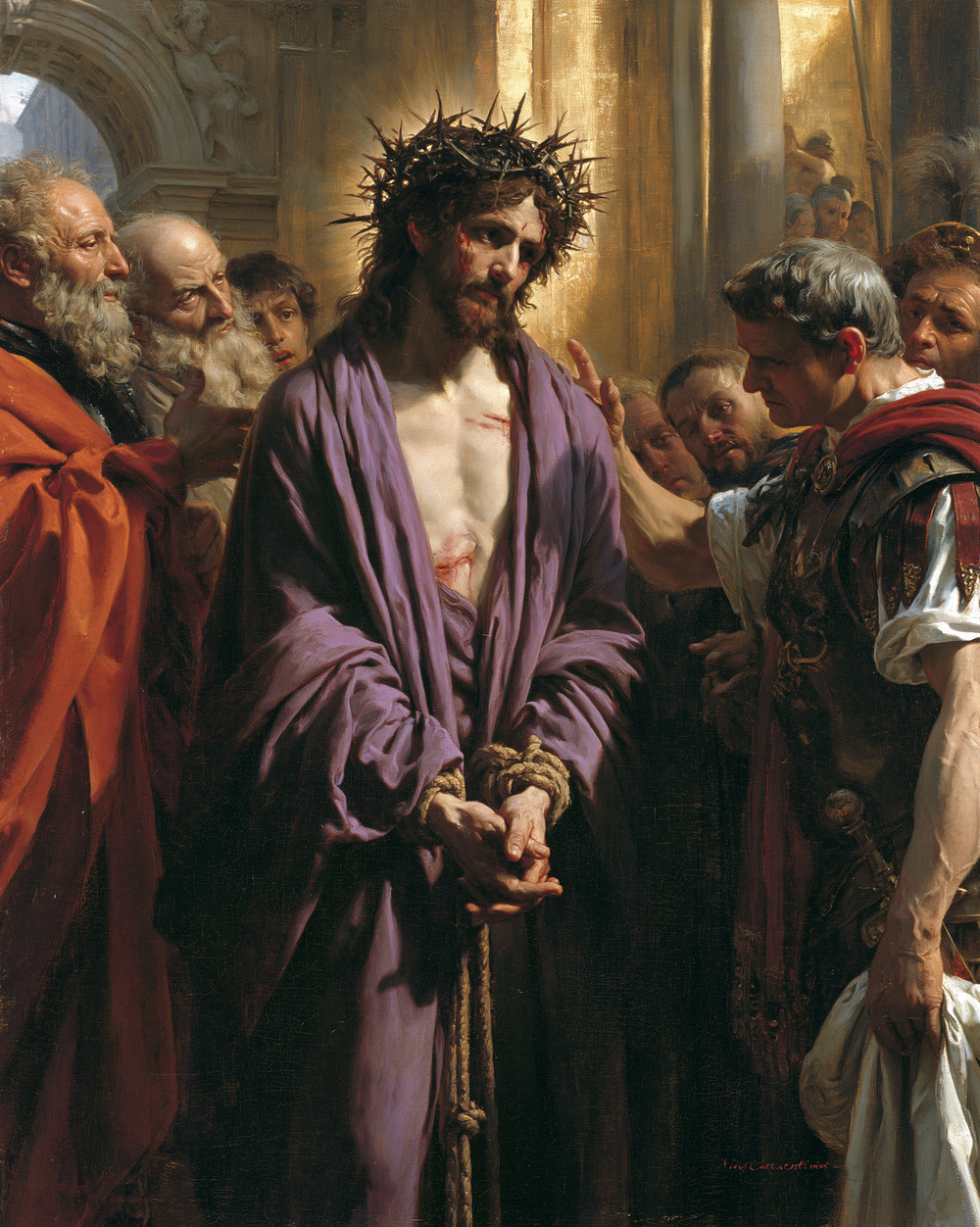 Ecce Homo - Heligt gyllene · Porträtt nr 21 - Kristen konst
