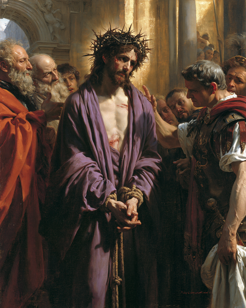 Ecce Homo - Heligt gyllene · Porträtt nr 21 - Kristen konst