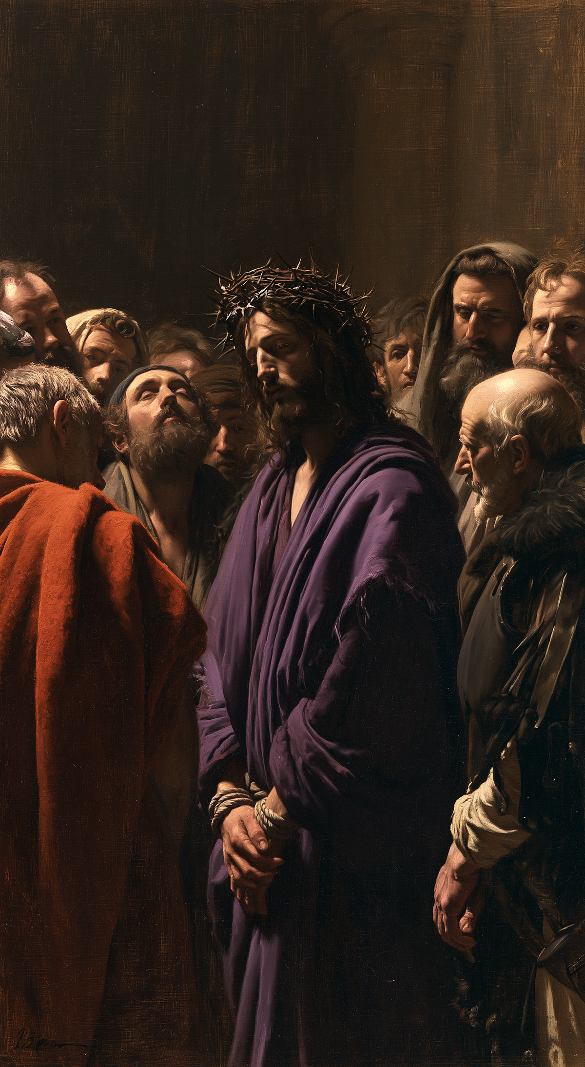Ecce Homo - Helig tystnad · Porträtt nr 7 - Kristen konst