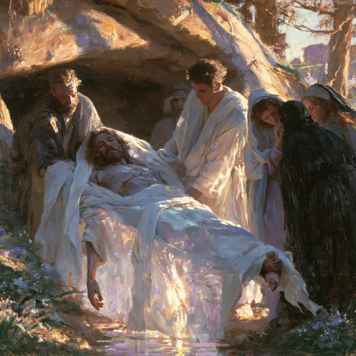 The Entombment of Jesus Christ — The Mauve Reflections of the Shroud