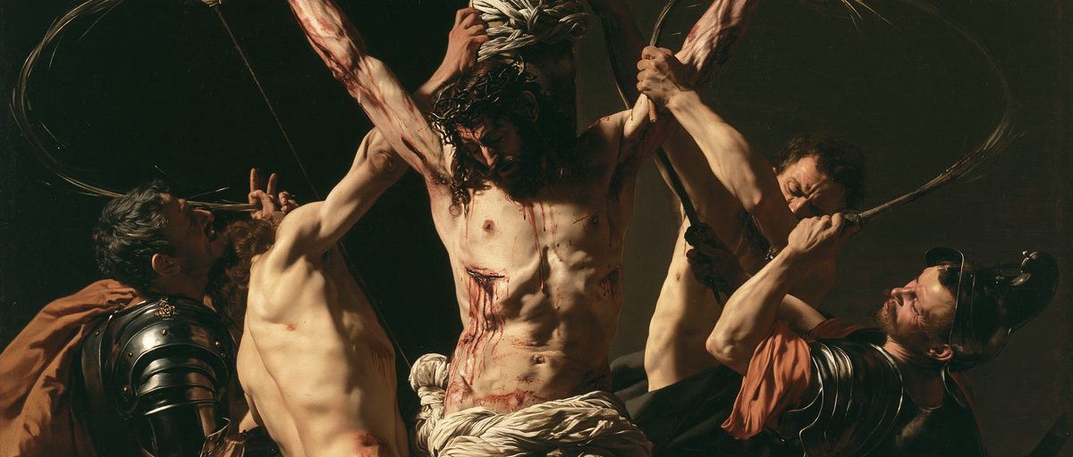 The Flagellation of Christ — Steel at the Edge of Shadow