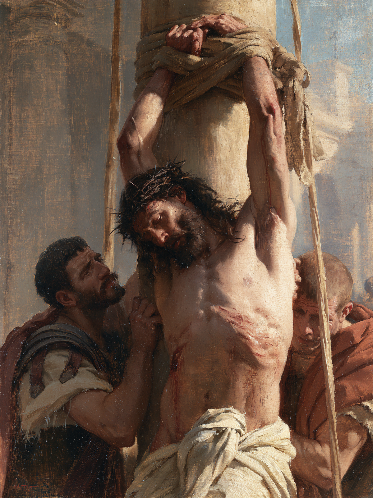 Kristi flagellation - Impressionistisk · Porträtt nr 11 - Kristen konst