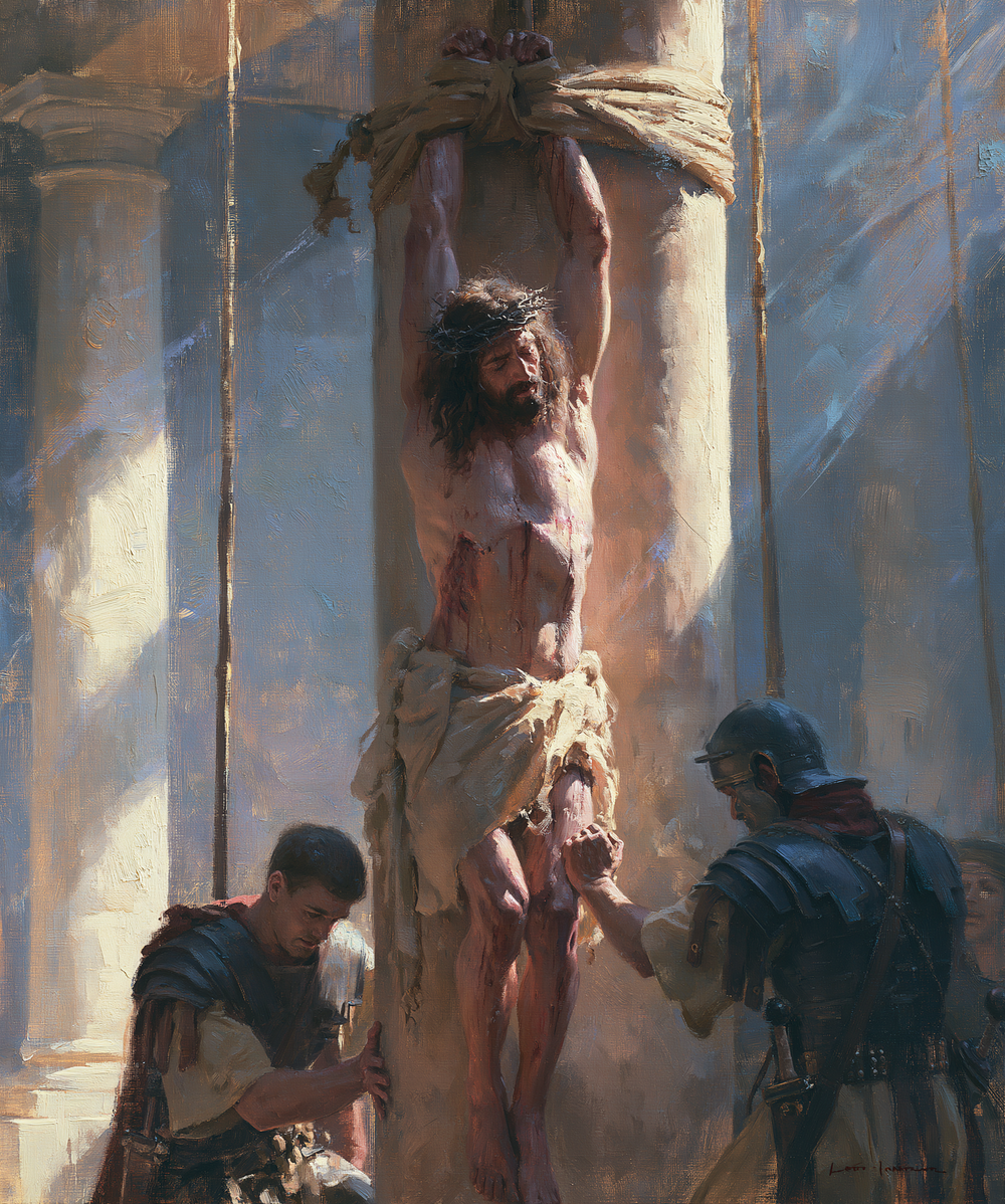 Kristi flagellation - Impressionist · Porträtt nr 15 - Kristen konst
