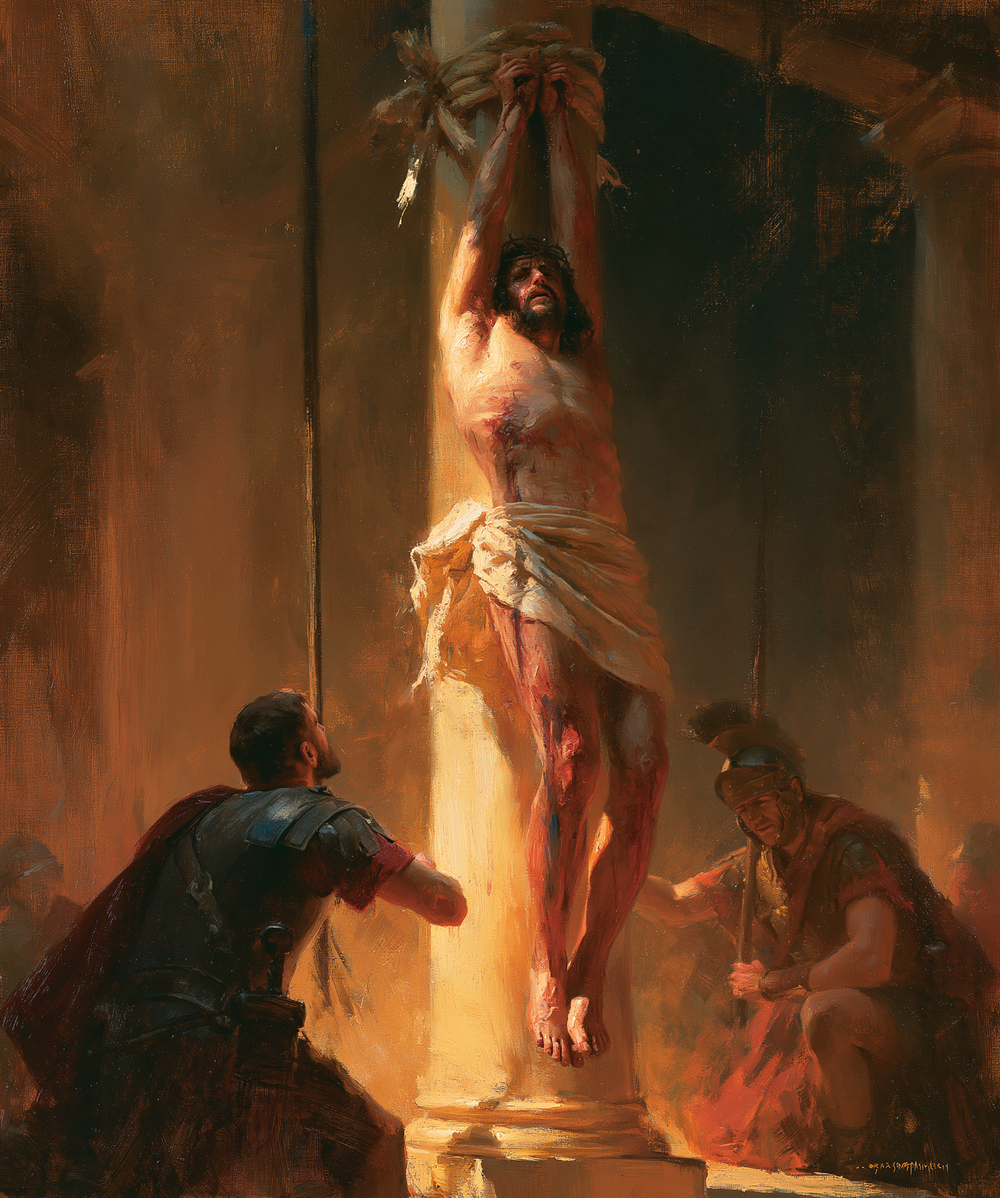 Kristi flagellation - Impressionistisk · Porträtt nr 17 - Kristen konst