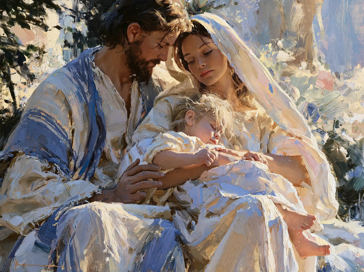 The Holy Family — Slumber Against a Mother’s Heart