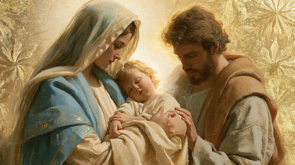 The Holy Family — Slumber Beneath Engraved Stars