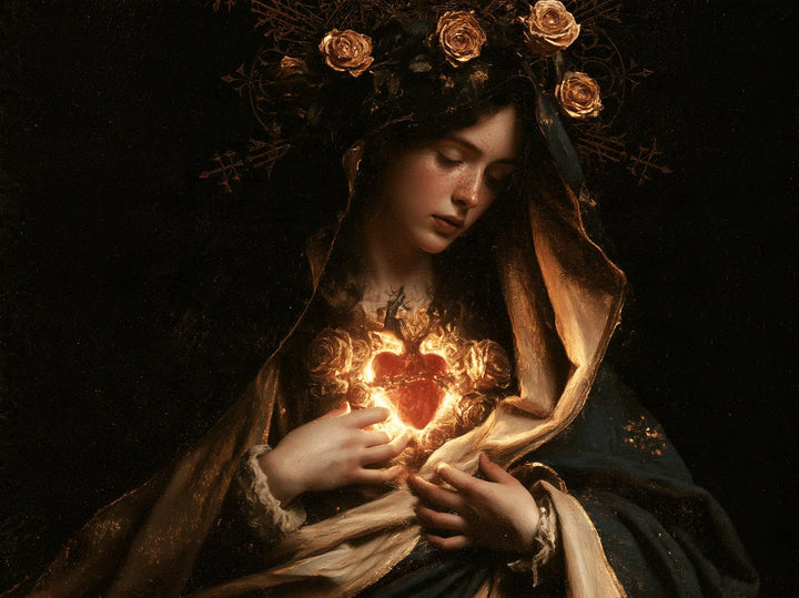 Immaculate Heart of Mary - Black and Gold · Landscape n° 6