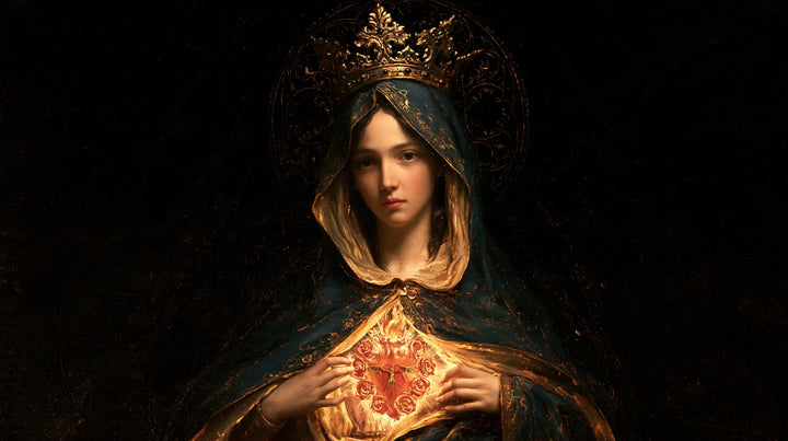 Immaculate Heart of Mary - Black and Gold · Landscape n° 13