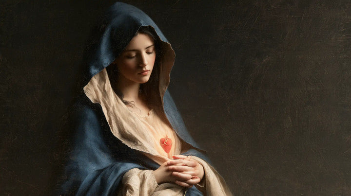 The Immaculate Heart of Mary — The Peace of Fingers in the Blue Cloak