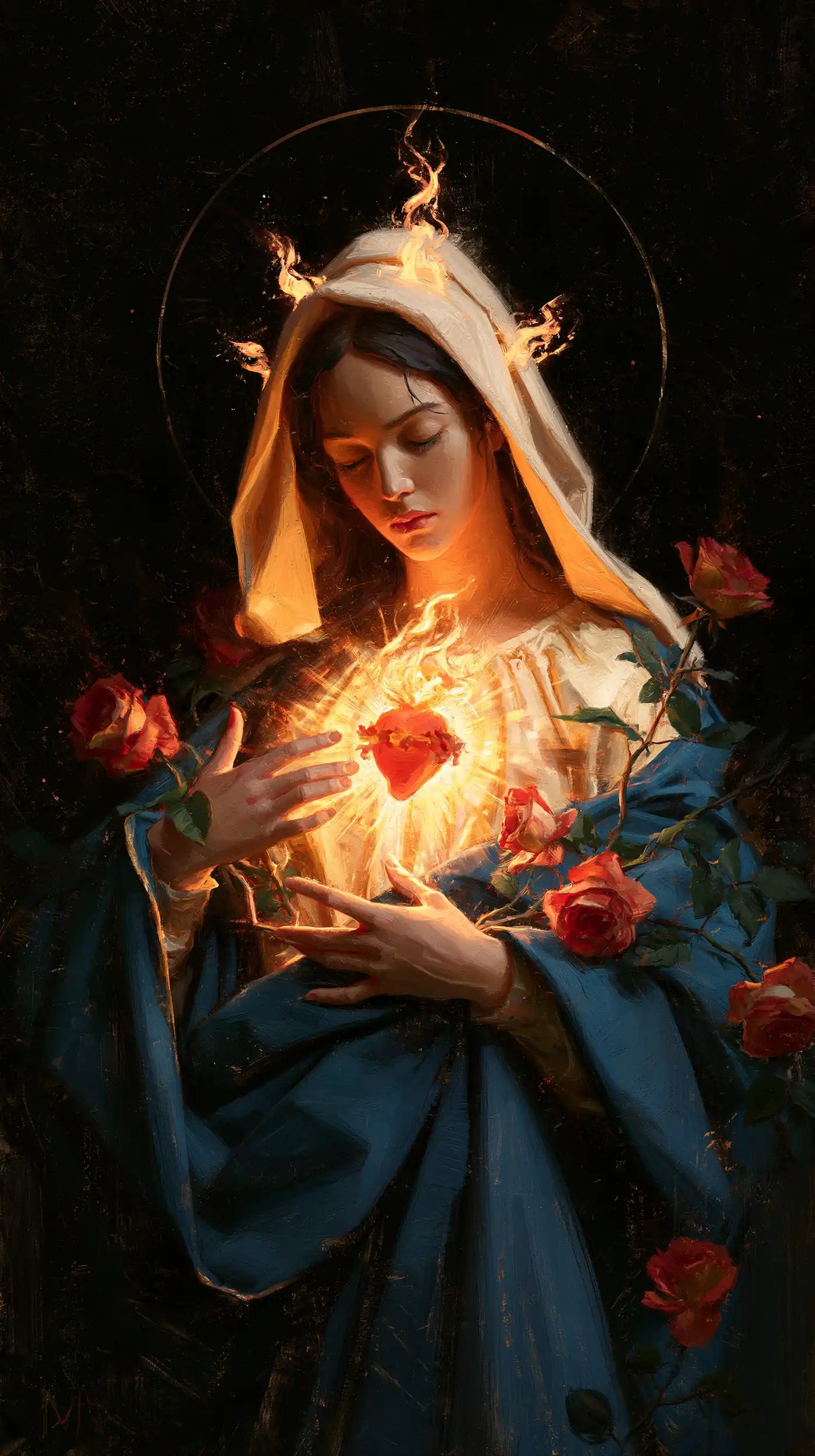 Immaculate Heart of Mary - Mary as Divine Light · Portrait n° 6