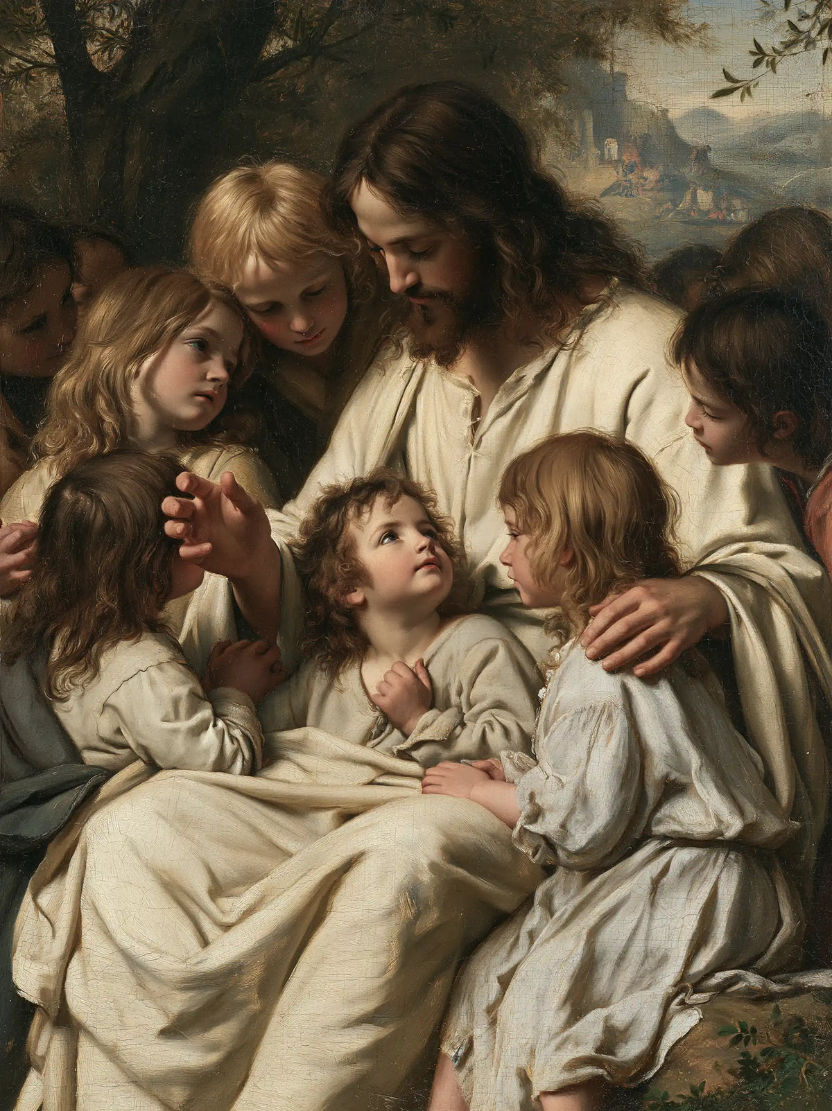 Jesus and the Children - Florentine Renaissance · Portrait n° 12