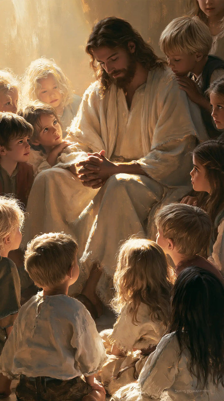 Jesus and the Children - Innocence as a Sacred Symbol · Portrait n° 1