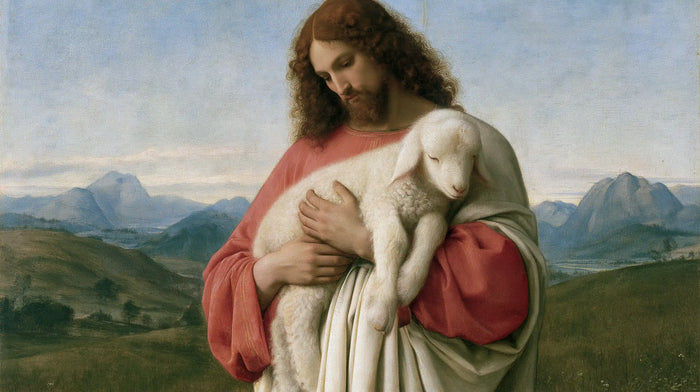 Jesus and the Lamb — Rest Before the Distant Hills