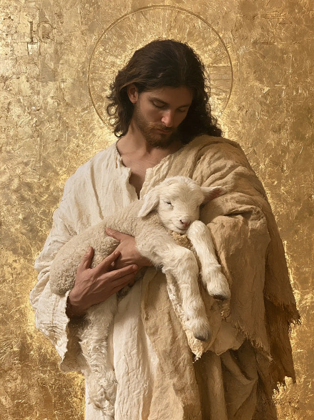 Jesus and the Lamb — The Fine Circle of Loving Care