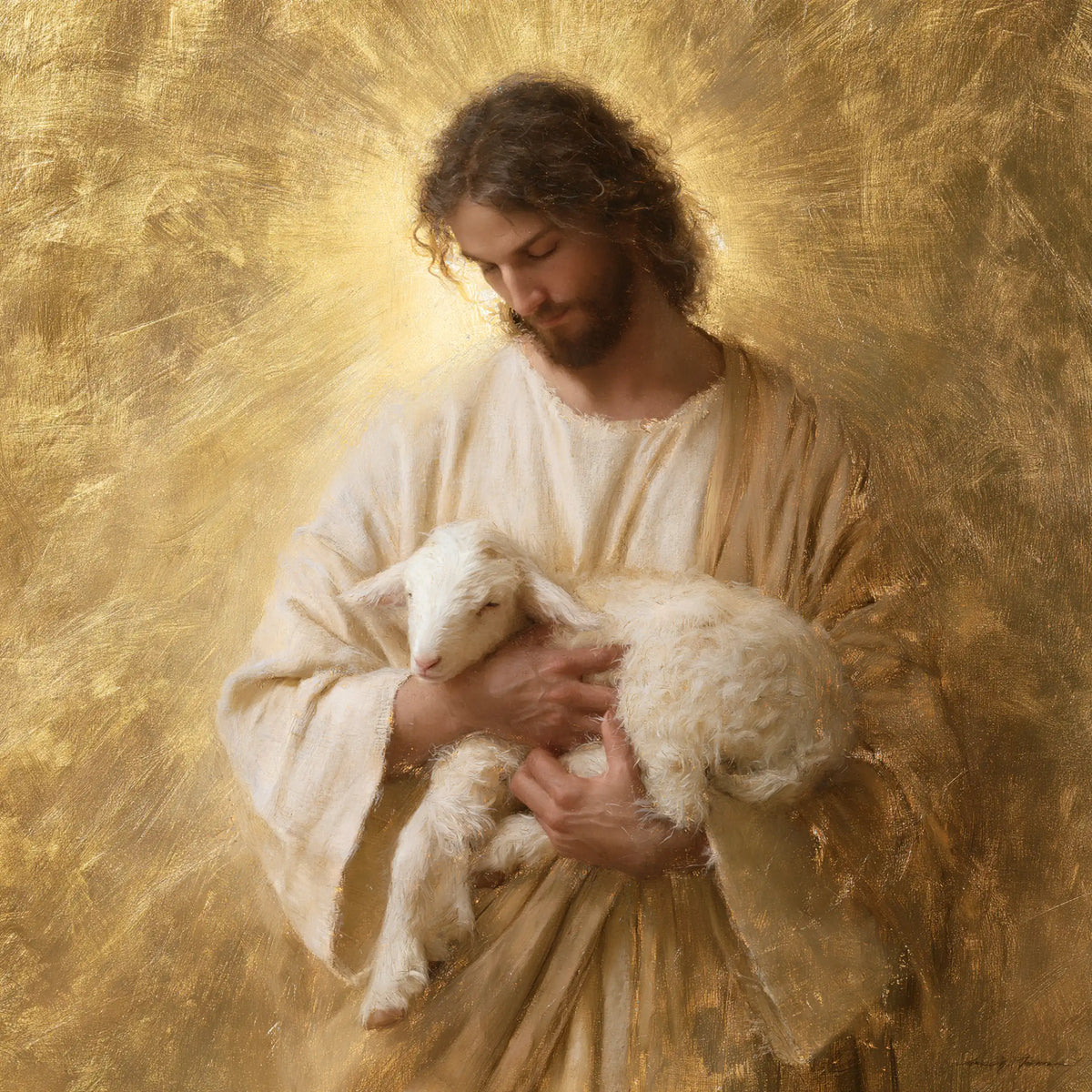 Jesus and the Lamb — Fragility Within the Solar Circle