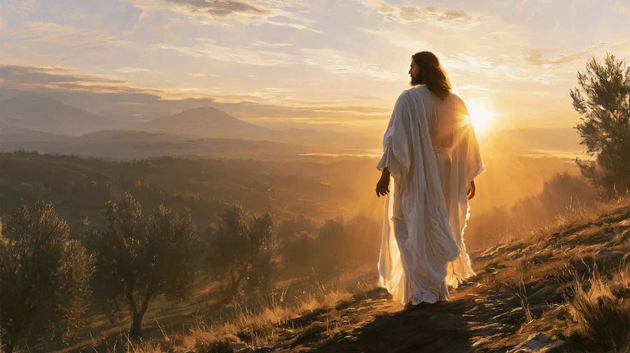 Jesus at Sunset - Sacred Silence · Landscape n° 9