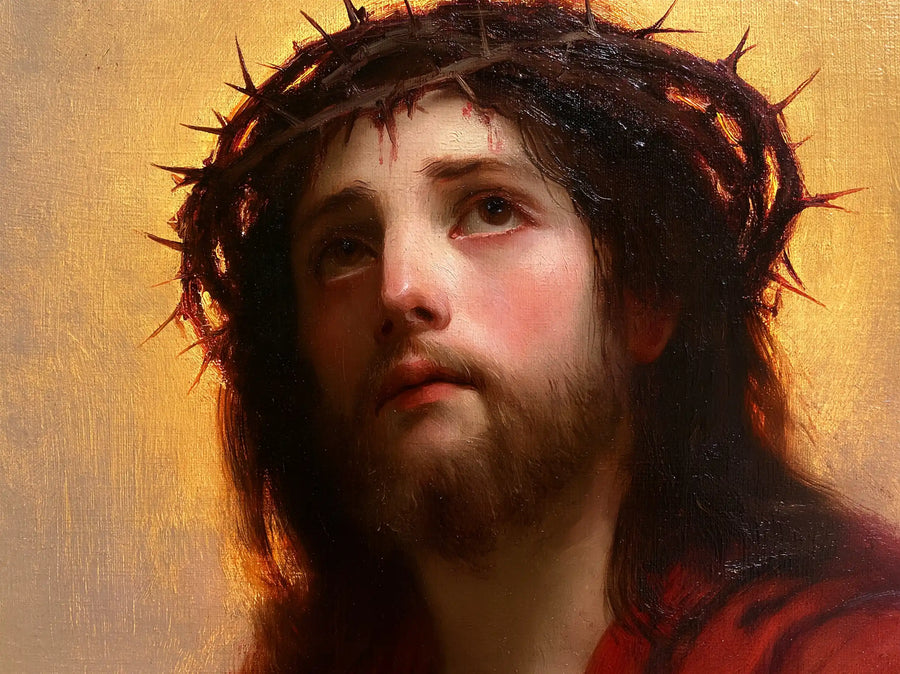 Jesus Crowned with Thorns — The Rosy Cheek in Diffuse Gold