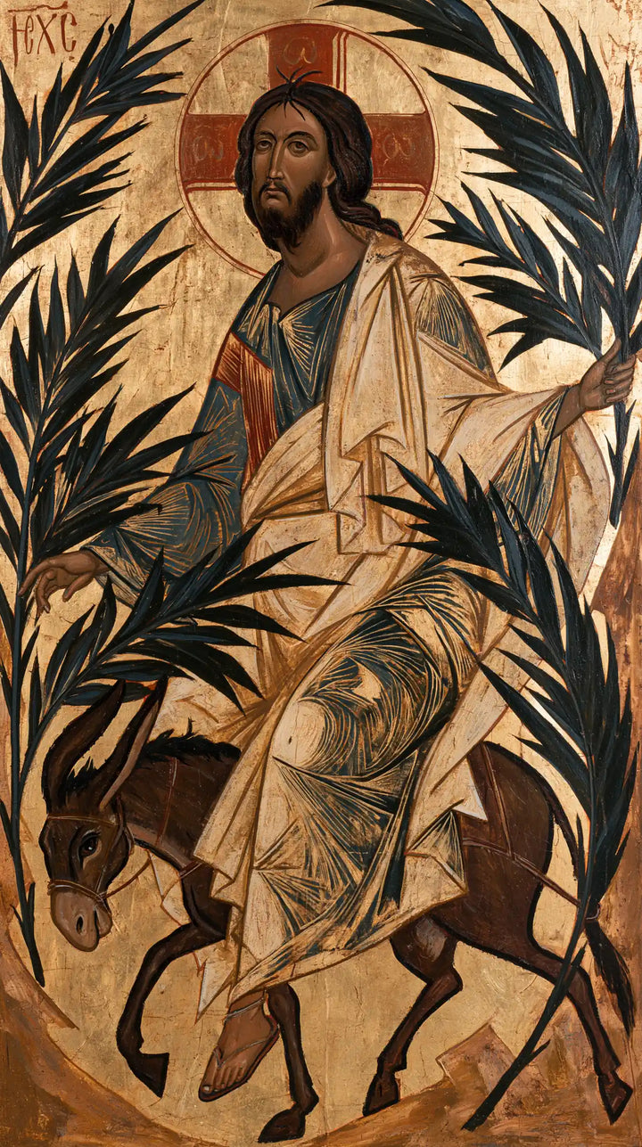 Jesus Enters Jerusalem – Contemporary Byzantine · Portrait no. 5