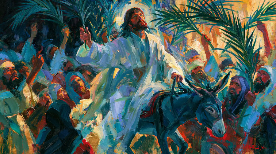 Jesus Enters Jerusalem – Expressionist · Landscape no. 11