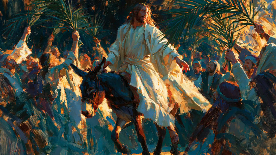 Jesus Enters Jerusalem – Expressionist · Landscape no. 12