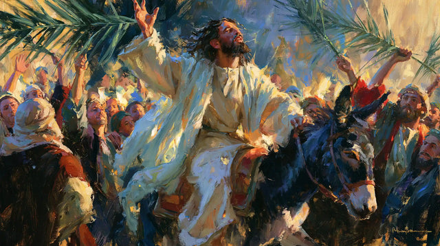 Jesus Enters Jerusalem – Expressionist · Landscape no. 14