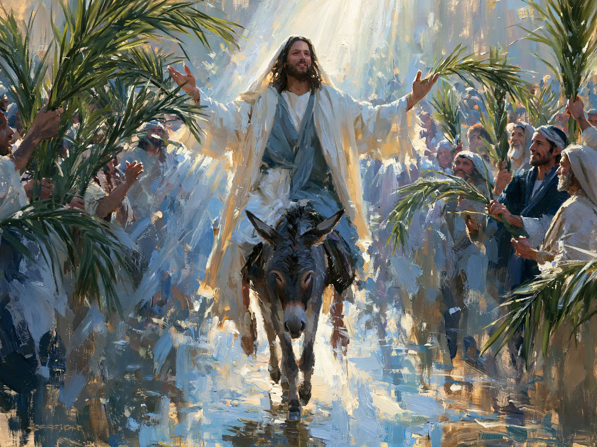 Jesus Enters Jerusalem – Impressionist · Landscape no. 5