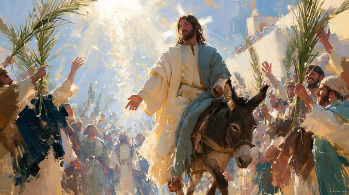 Jesus Enters Jerusalem – Impressionist · Landscape no. 9