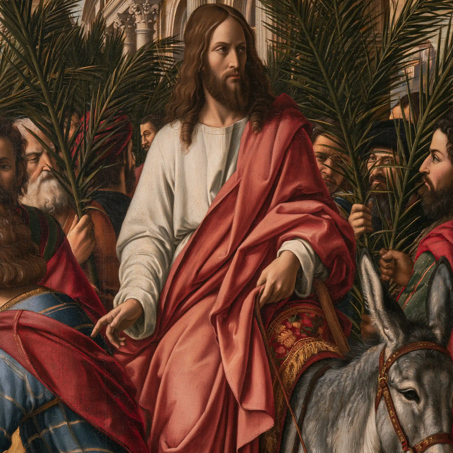 Jesus Enters Jerusalem – Florentine Renaissance · Square no. 5